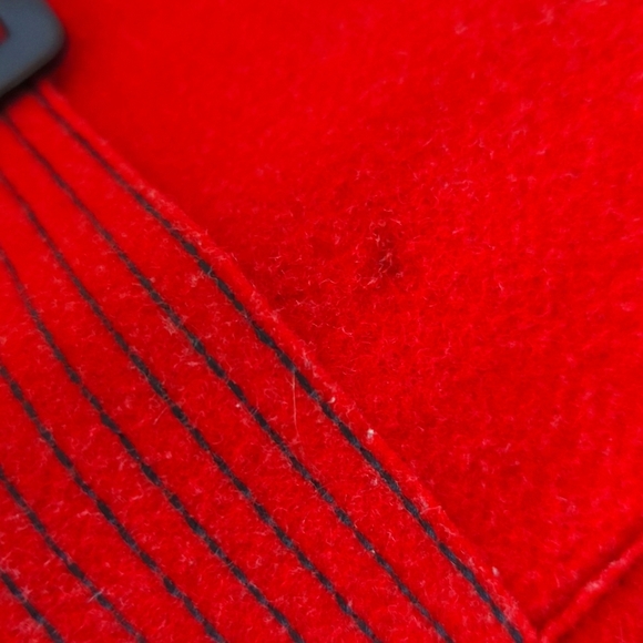 Kate Spade Red Wool & Patient Leather Shoulder Bag - Picture 12 of 12